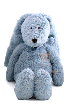  flor soft toy blue rabbit 